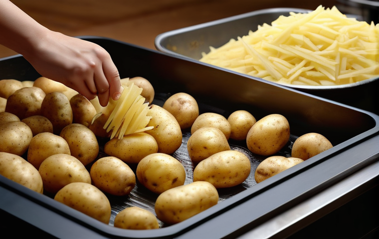 라트비아 감자 팬케이크 레서피 - Here are three detailed image prompts in English, based on the provided text: